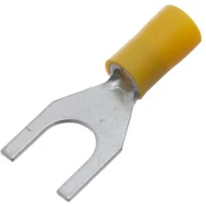 Kramp - LA9215CKR - Fork Terminal, Yellow, 4-6mm² (50x)