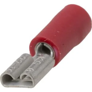 Kramp - LA9230CKR - Terminal Blade Female, Red, 0.5-1mm² 4.8x0.8mm (100x)