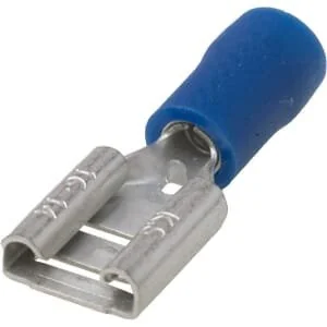 Kramp - LA9240CKR - Terminal Blade Female, Blue, 1.5-2.5mm² 8x0.8mm (100x)