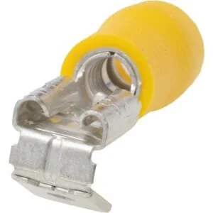 Kramp - LA9355CKR - Terminal Blade Piggy Back, Female/Male Yellow, 4-6mm² 6.4x0.8mm (50x)