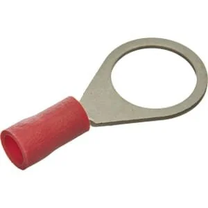 Kramp - LA9390CKR - Ring Connector, Red, 0.5-1mm² (100x)