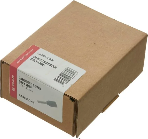 Kramp - LA9545CKR - Cable End Cover Grey, 4mm² (100x)