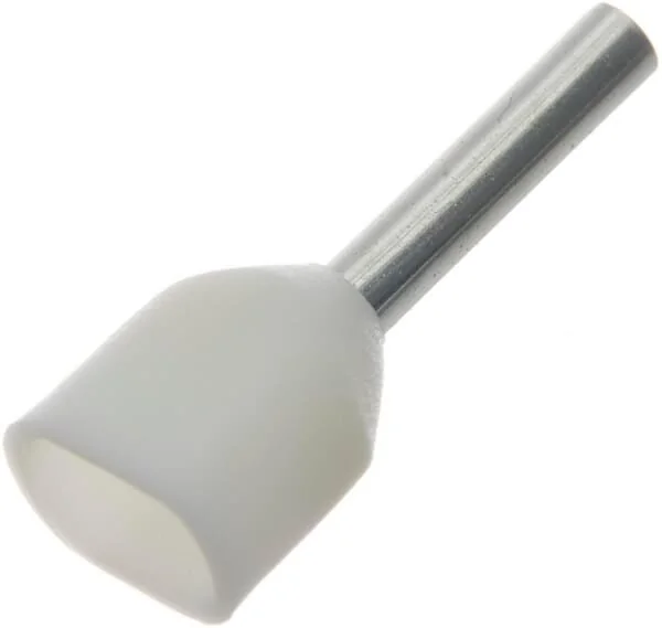 Kramp - LA9720CKR - Cable End Cover White, 0.5mm² (100x)