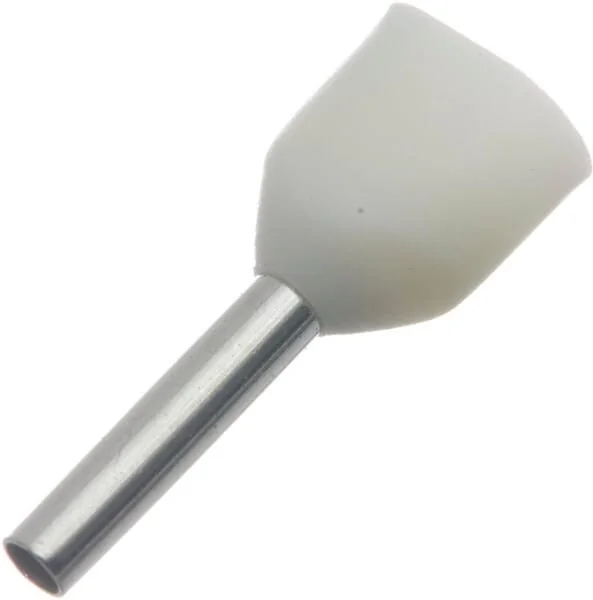 Kramp - LA9720CKR - Cable End Cover White, 0.5mm² (100x)