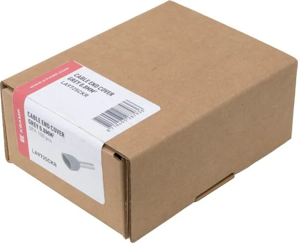 Kramp - LA9725CKR - Cable End Cover Grey, 0.8mm² (100x)
