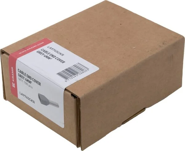 Kramp - LA9745CKR - Cable End Cover Grey, 4mm² (100x)