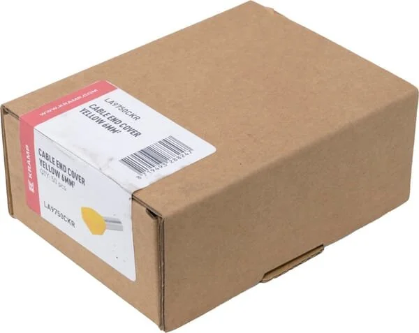 Kramp - LA9750CKR - Cable End Cover Yellow, 6mm² (50x)