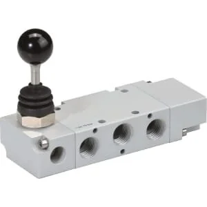 Kramp - MAL53B14OC - Kramp 5/3 Valve, Lever 1/4"
