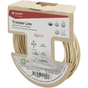 Kramp - NL1615BIOKR - Trimmer Line Diameter 1.6x15m, Round Biocut Starch