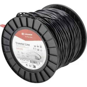 Kramp - NL40122ERKR - Trimmer Line Diameter 4.0x122m, Oval Twist, Black, Endura