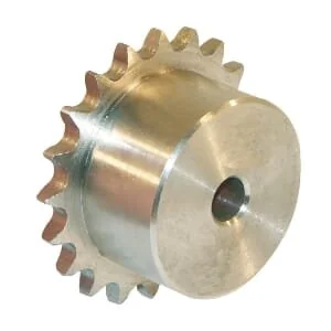 Kramp - SE1219RVS - Sprocket Simplex 19 Teeth Chain 08 B-1 Stainless Steel 304