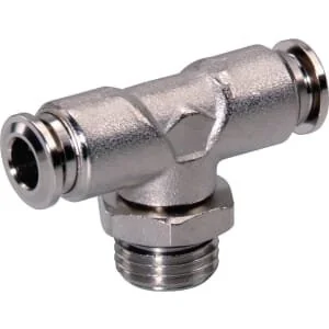 Kramp - TCSS6M1215B - T Piece Push-In Fitting 6xM12x1.5