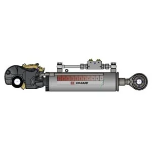 Kramp - TCVNNE408021223 - Hydraulic Toplink Cat 2/3, With Valve, Hook X Extended Rod End