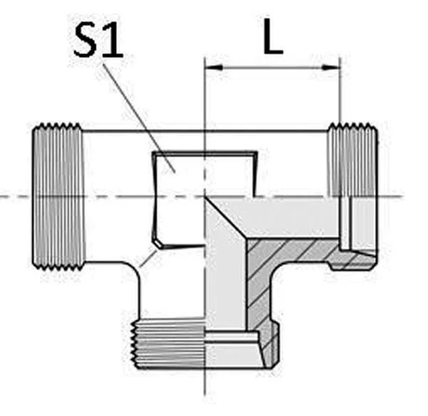 Kramp - TS15LKR - T Piece 15L