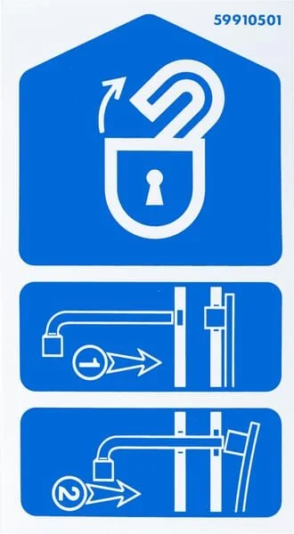 KUHN - 59910500 - Decal Unlocking