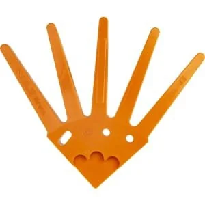 Kult - KFH212 - Finger Weeder Disc 1/4 Part, MINi-MAXI 540mm Orange, Soft