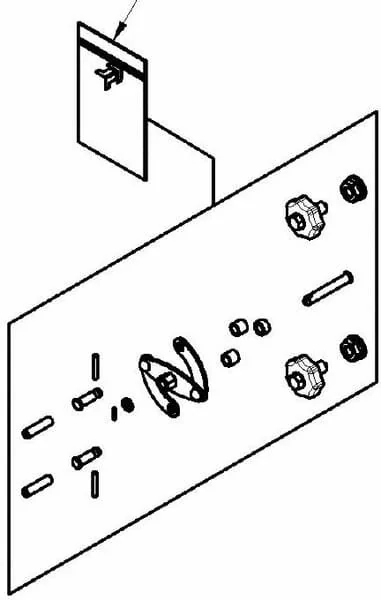 Kverneland - A152385830 - Kit For Skimmer Bracket