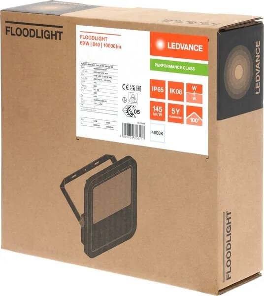 Ledvance - LVFL100840PSG4 - Floodlight 69W 4000K