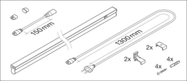 Ledvance - LVLI1200830G2 - Light Fitting / Luminaire Long 1200 14W 830