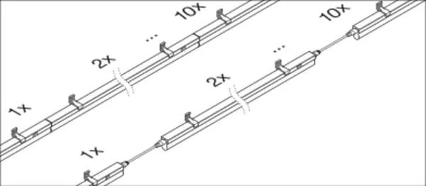 Ledvance - LVLI1200840G2 - Light Fitting / Luminaire Long 1200 14W 840