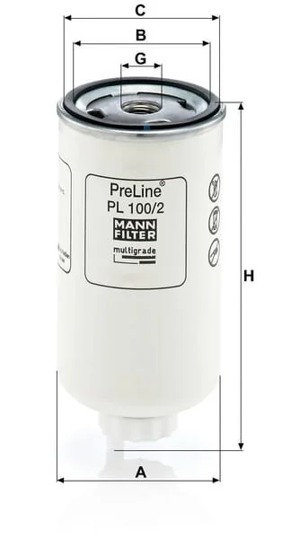 Mann Filter - PL1002 - Fuel Filter