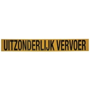 Mazon - WB90009NL - Sign "Exceptional Transport"
