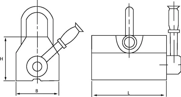 McBULL - CPLM3 - Load Lifting Magnet 300kg