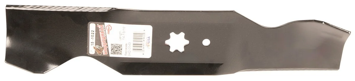 MTD - RO1022 - Mower Blade 37.5cm Garden Tractor 6-Point Star