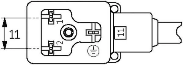 MURR ELEKTRONIK - 11021MSUDB16260200 - Plug 11mm With Cable