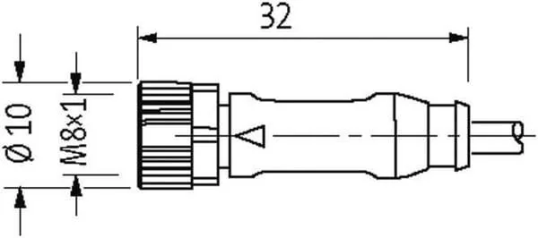 MURR ELEKTRONIK - 88001MSUD2101000 - Cable Extension Cable Sensor 3-P 10m