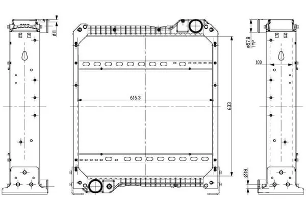 Non Original - 3780221M5N - Radiator