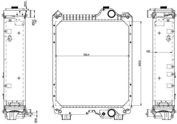 Non Original - 84485111N - Radiator