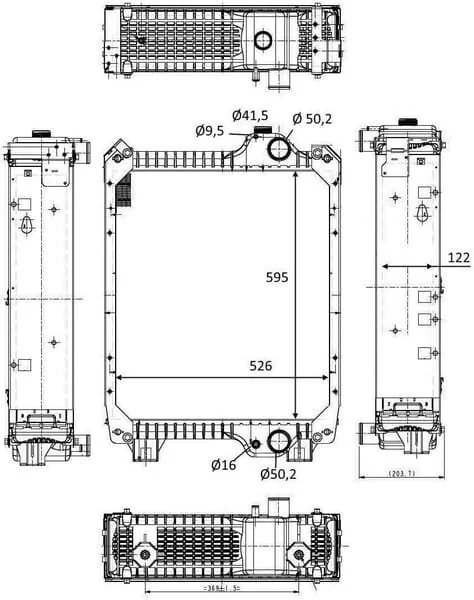 Non Original - 87737098N - Radiator