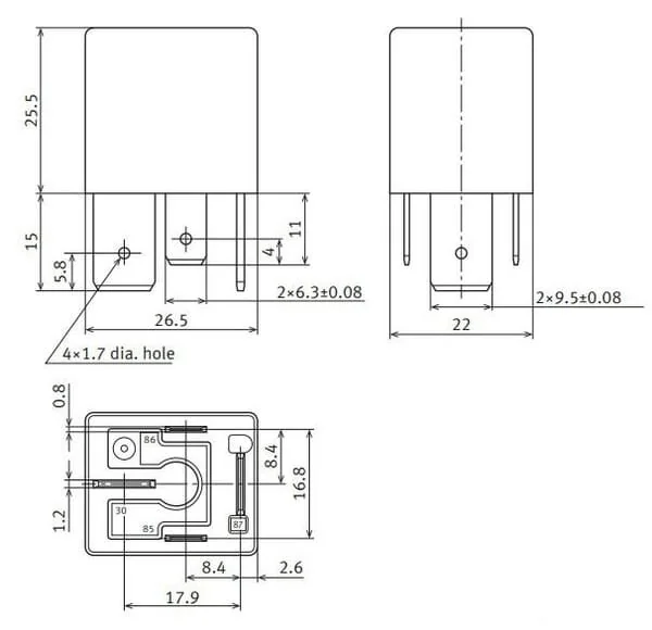 Non Original - CB1AH12V - Relay 70A