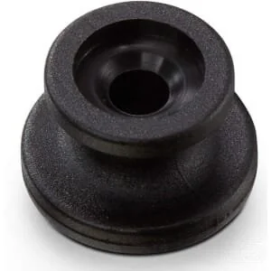 Non Original - PL10087 - Round Button, Plastic Black For -8mm Expander Ropes
