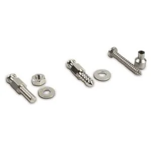 Non Original - PL10107 - Machine Screw 4x12mm Incl. Washer, Brass Nickel Plated