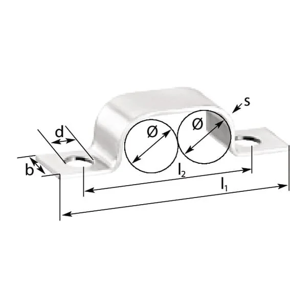 Norma - CLBN215 - Clamps 2 Sides Double
