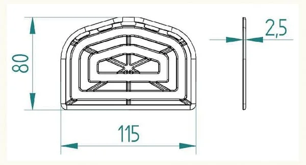 OK Plast - 12702 - Sorting Panel 115x80cm