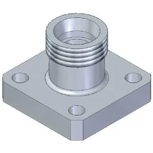 Oleo Tecnica - GF40LKL22H035 - Pump Flange Straight Metric
