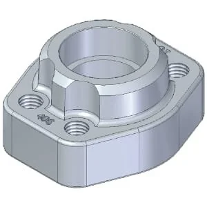 Oleo Tecnica - GFW624SM48 - Weld Counter-Flange SAE