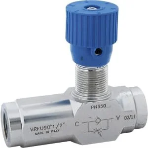 Oleodinamica Marchesini - C056V0588 - Throttle-Check Valve VRFU90 degrees, G3/4 inches