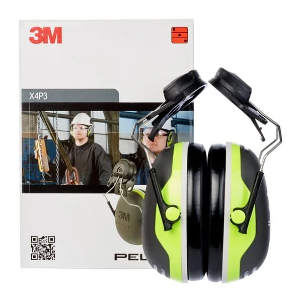 Peltor - PEX4P3E - Ear Protectors X4P3E Helmet Attachment Green