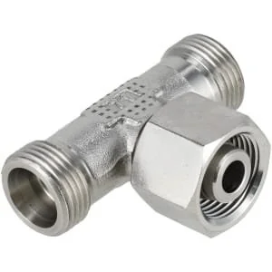 PH Hydraulik - ETS12LSS - T Piece Adjustable 12L SS