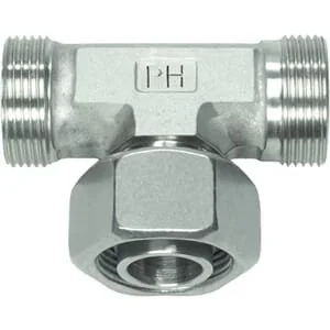 PH Hydraulik - ETSD10SSS - T Piece Adjustable 10S SS