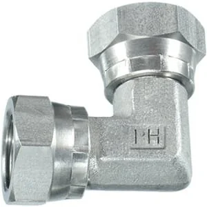 PH Hydraulik - FF9006KSS - Swivel Adaptor F/F BSP 90° SS