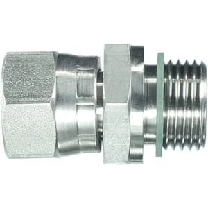 PH Hydraulik - FMUB0904SS - Male Stud Swivel 9/16 inches JICx1/4 inches BSP SS