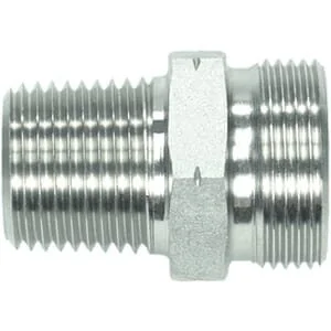 PH Hydraulik - GES10L14NPTSS - Male Stud Coupling 10L x 1/4 inches NPT SS