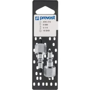 Prevost - ARP066101P002 - Prevost Push-in Fitting bi.dr. BSP-1/4"