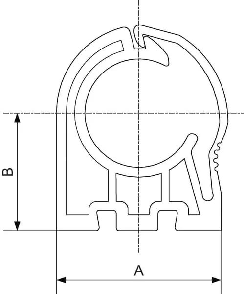 Prevost - PPS1CI32 - Aluminium Pipe Clamp