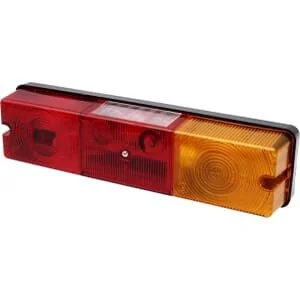 Promot - 1400680400 - Rear Light LH Rectangular, 12/, Amber/Red, Bolt On, 300x77mm